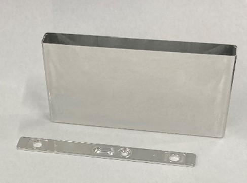 Prismatic aluminum cell case and cell cover with discharge valve for HEVs
